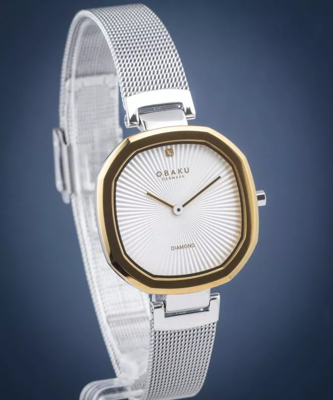 Reloj para mujeres Obaku Brilliant Diamond V277LXFIMC