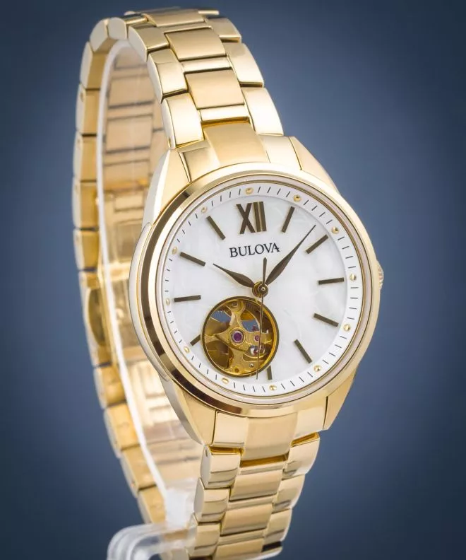Reloj para mujeres Bulova Classic Sutton Ladies Open Heart Automatic 97L172