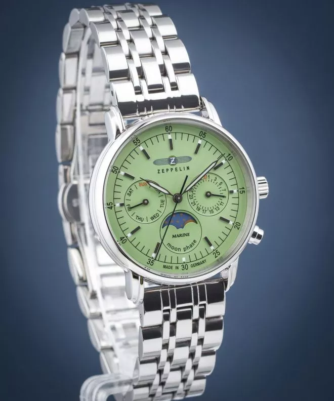 Reloj para mujeres Zeppelin LZ 14 Marine Moonphase 8637M-4