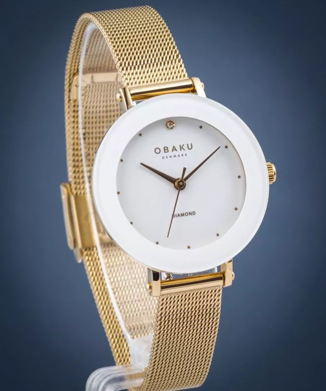 Reloj para mujeres Obaku Lilje SET V299LXGWMG-EJBGW