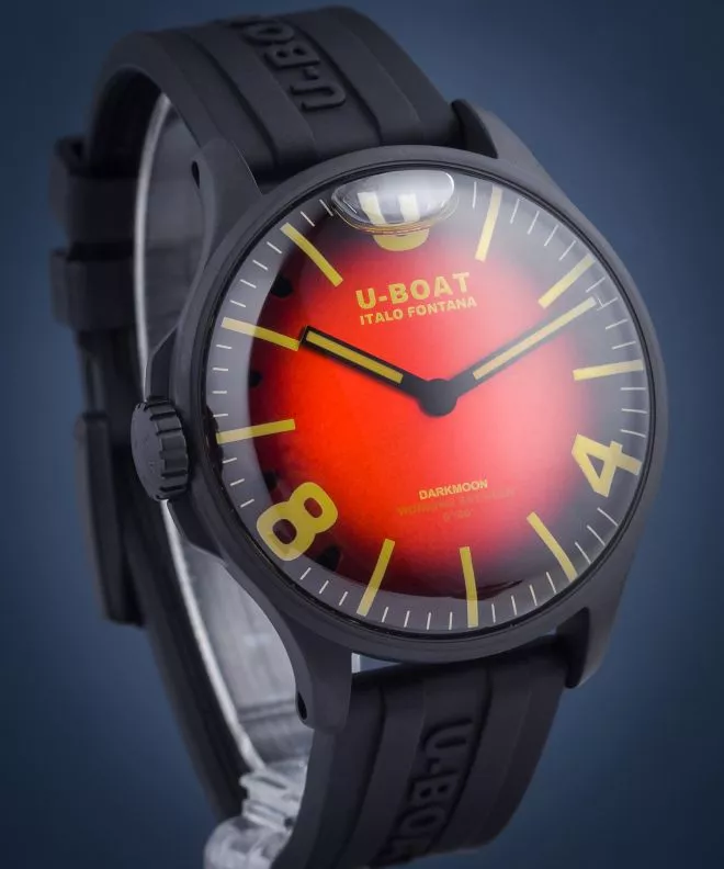 Reloj para hombres U-Boat Darkmoon Cardinal Red IPB 8697-B (8697)