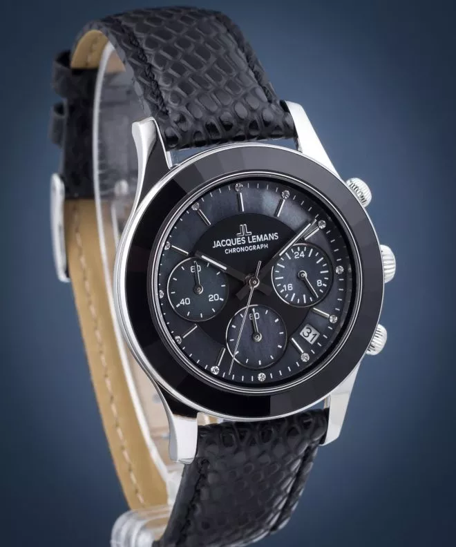 Reloj para mujeres Jacques Lemans Venice Chronograph 1-2151A