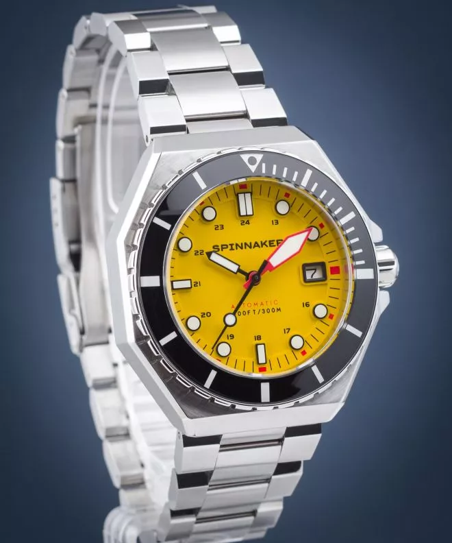 Reloj para hombres Spinnaker Dumas Hornet Yellow Automatic Limited Edition SP-5081-II