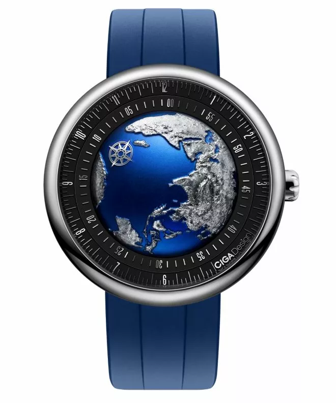 Reloj para hombres Ciga Design Blue Planet GPHG 2021 Titanium U033-TU02-W6U