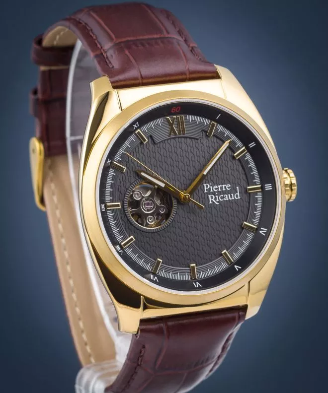 Reloj para hombres Pierre Ricaud Automatic Open Heart P60052.1266A