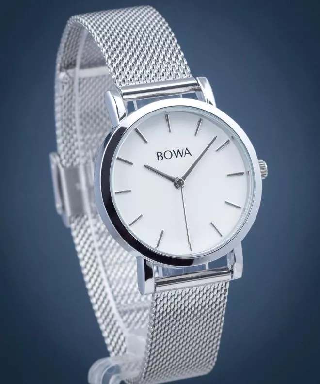 Reloj para mujeres BOWA Tokyo White-Silver mesh 33 TO335-25-165M