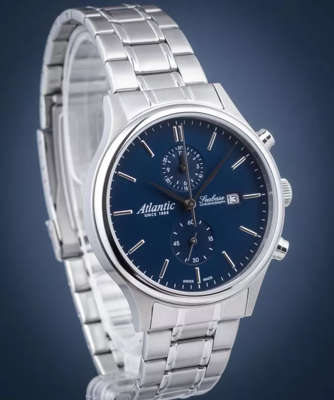 Reloj para hombres Atlantic Seabase Chronograph 64457.41.51