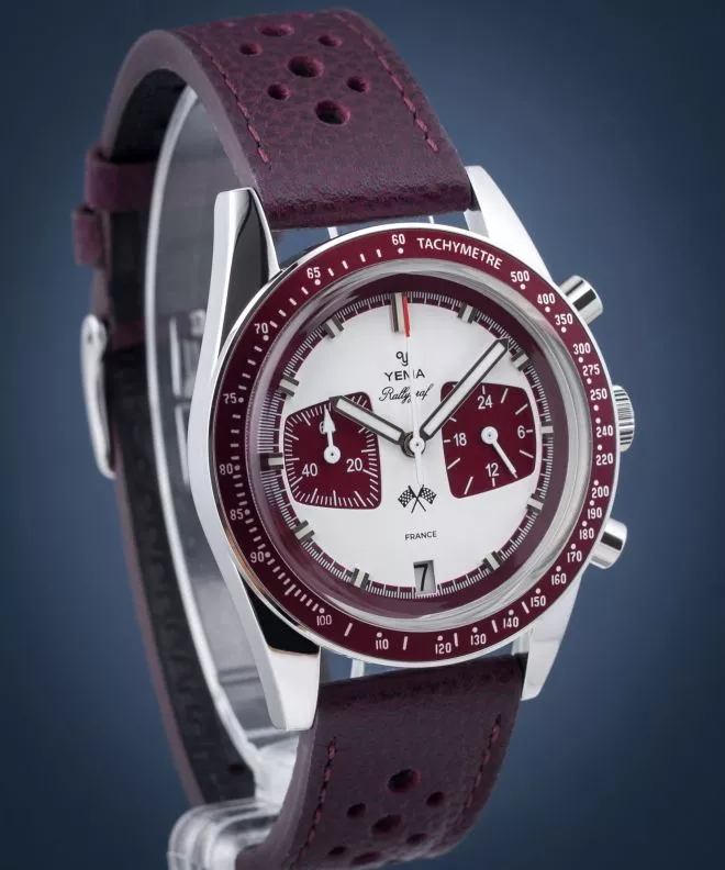 Reloj para hombres Yema Rallygraf Meca-Quartz YMHF1580-LL