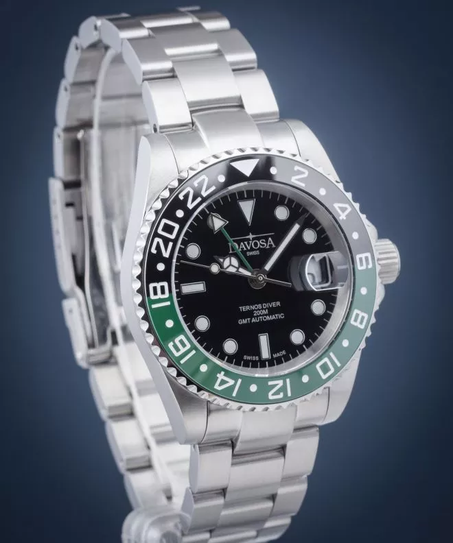 Reloj para hombres Davosa Ternos Ceramic GMT Automatic 161.590.70