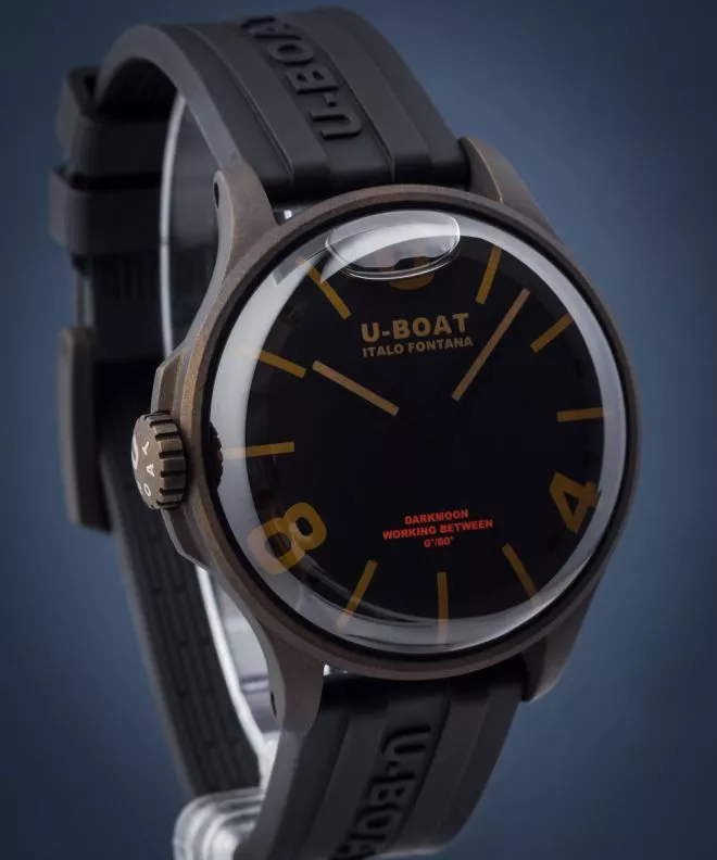 Reloj para hombres U-Boat Darkmoon 44mm BK Brown Vintage 9548