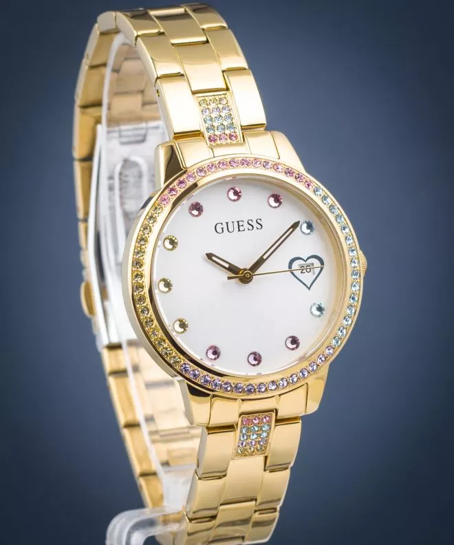 Reloj para mujeres Guess Three of Hearts GW0657L2