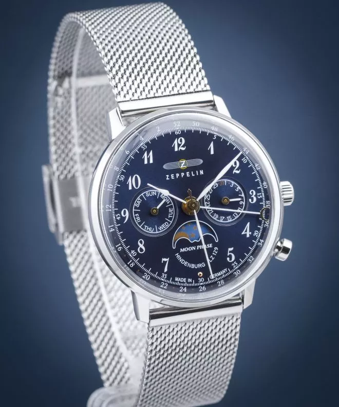 Reloj para mujeres Zeppelin LZ129 Hindenburg Moonphase 7037M-3