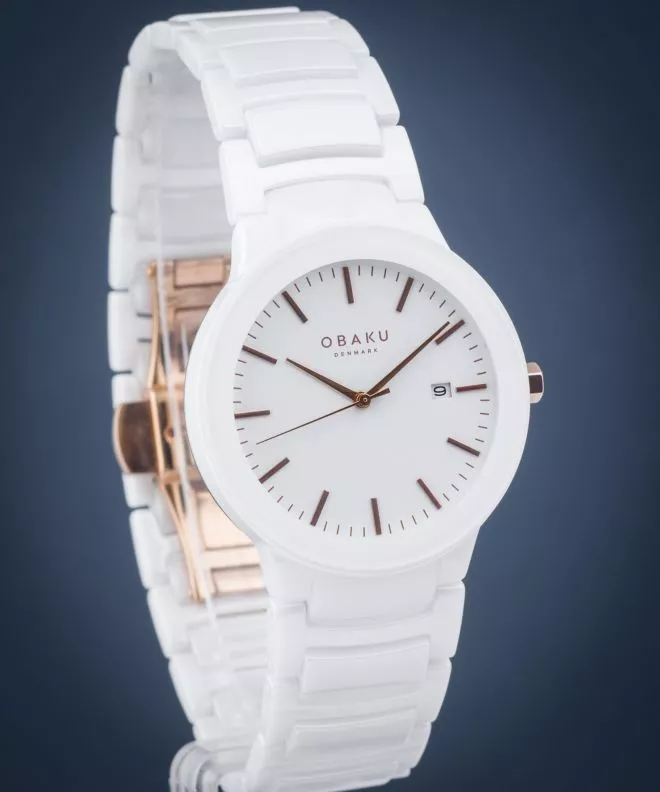 Reloj para mujeres Obaku Pil - Lille Milk V280LDWWCW