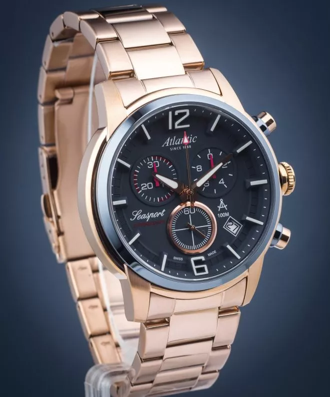 Reloj para hombres Atlantic Seasport Chronograph 87466.44.55