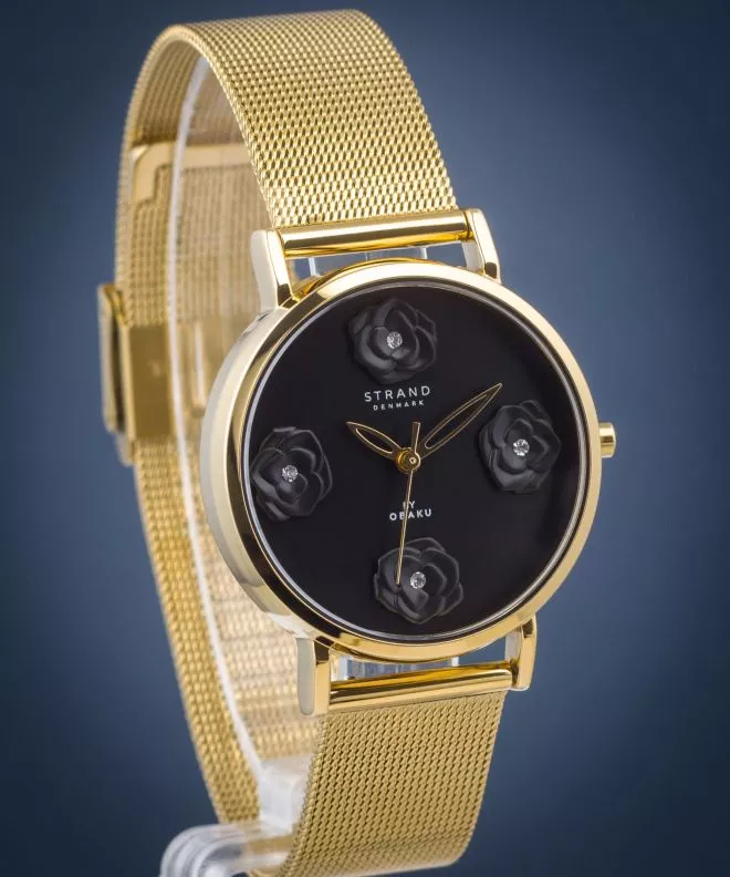 Reloj para mujeres Strand by Obaku Flower S733LXGBMG