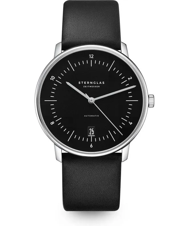 Reloj para hombres Sternglas Naos Piano Black Automatic S02-NA53-PR07