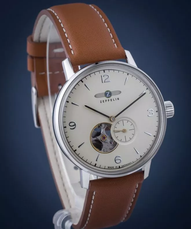 Reloj para hombres Zeppelin Hindenburg Open Heart Automatic 8066-5_N