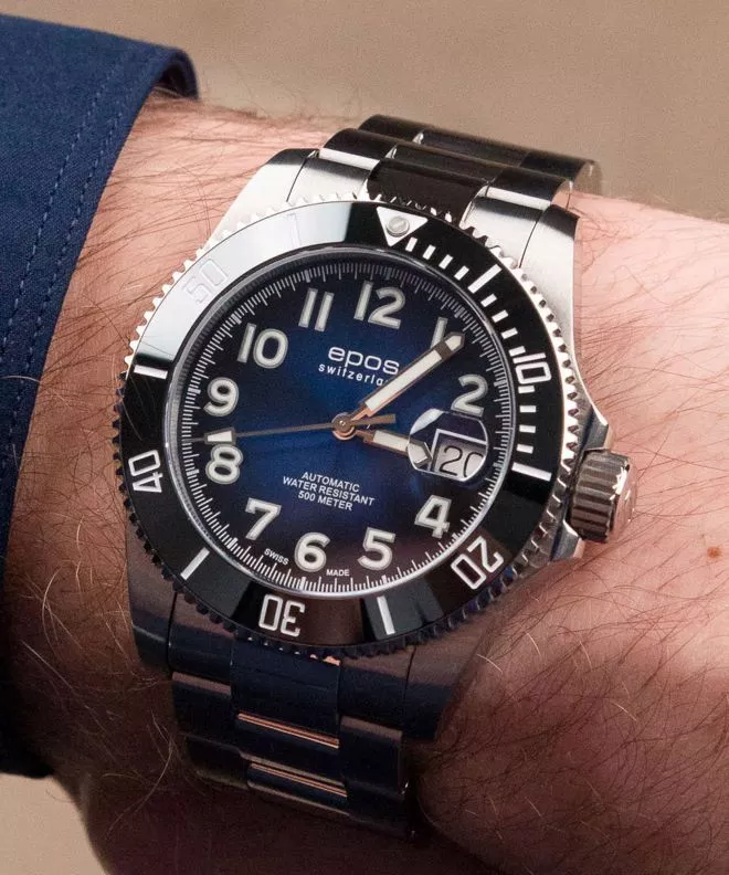 Reloj para hombres Epos Sportive 3504 Titanium 3504.131.80.36.90