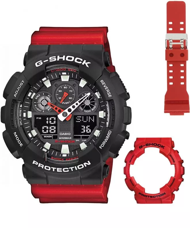 Reloj para hombres Casio G-Shock GA-100 Original Set GA-100B-Set103