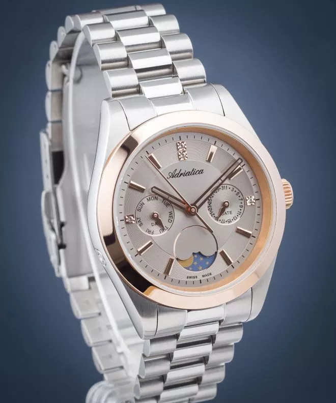 Reloj para mujeres Adriatica Moonphase A3802.R117QF