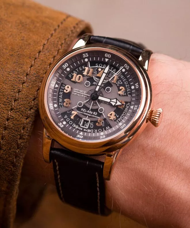 Reloj para hombres Aviator Douglas Day-Date Polish Limited Edition V.3.36.2.294.4 PL
