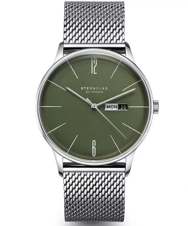 Reloj para hombres Sternglas Berlin Olive Green S01-BE08-MI04