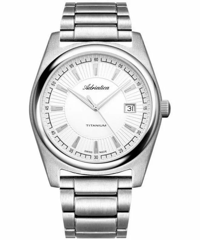 Reloj para hombres Adriatica Sapphire Titanium A8319.4113Q