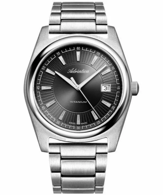Reloj para hombres Adriatica Sapphire Titanium A8319.4116Q