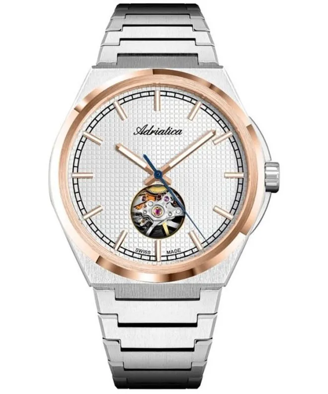 Reloj para hombres Adriatica Classic Open Heart Automatic A8348.R113A