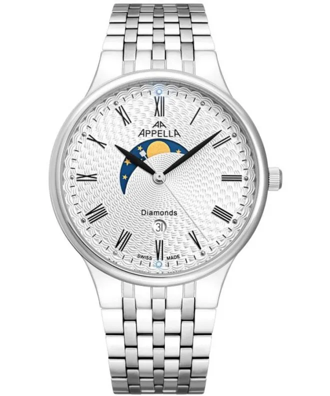 Reloj para hombres Appella Moonphase L12002.5133DMQ