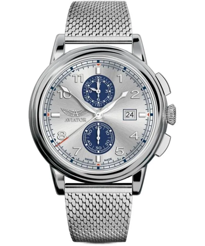Reloj para hombres Aviator Douglas DC-3 Chronograph Limited Edition V.2.45.0.413.5