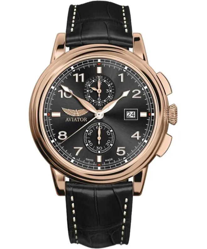Reloj para hombres Aviator Douglas DC-3 Chronograph Limited Edition V.2.45.2.406.4