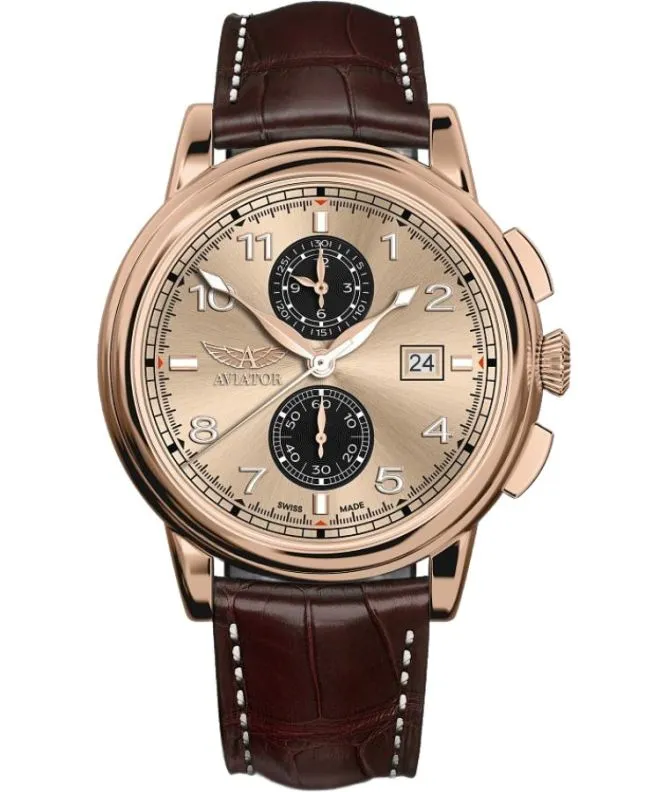 Reloj para hombres Aviator Douglas DC-3 Chronograph Limited Edition V.2.45.2.410.4