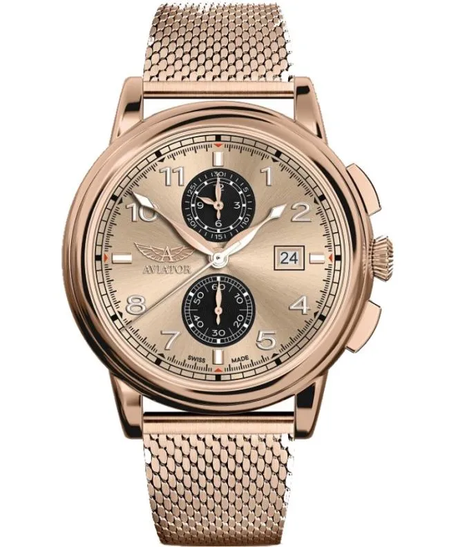Reloj para hombres Aviator Douglas DC-3 Chronograph Limited Edition V.2.45.2.410.5