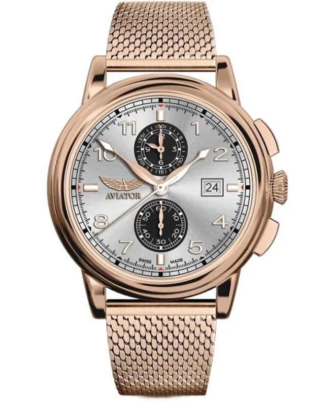 Reloj para hombres Aviator Douglas DC-3 Chronograph Limited Edition V.2.45.2.412.5