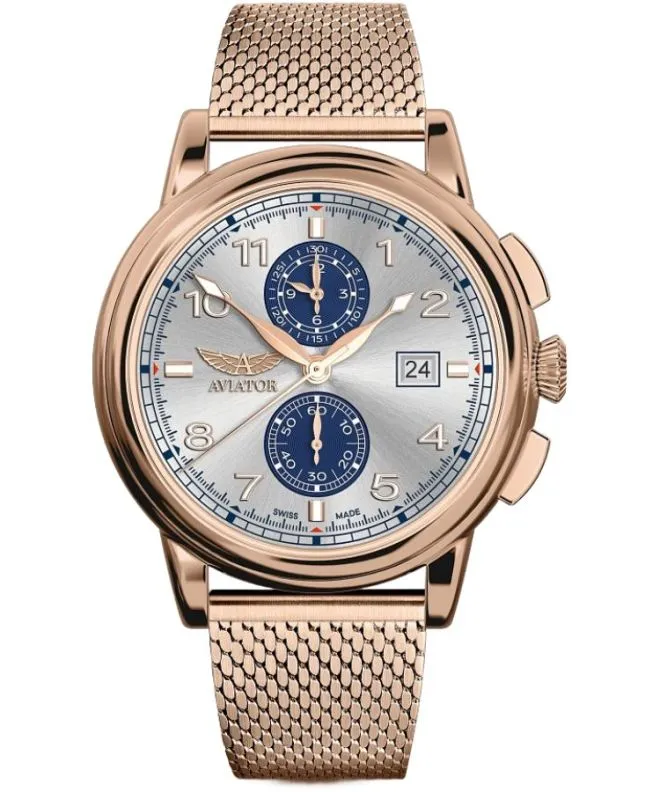 Reloj para hombres Aviator Douglas DC-3 Chronograph Limited Edition V.2.45.2.414.5