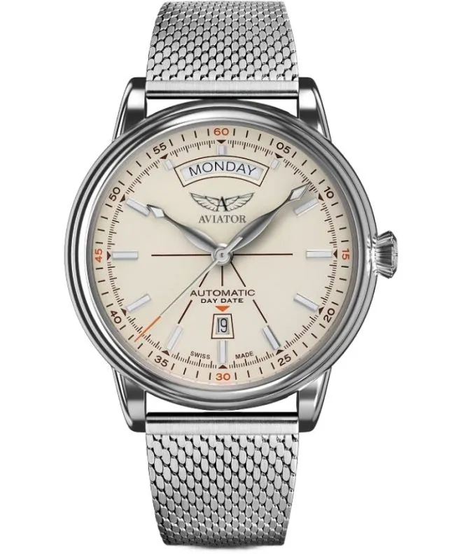 Reloj para hombres Aviator Douglas Day-Date Automatic Limited Edition V.3.20.0.141.5