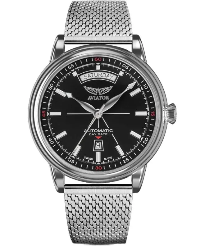 Reloj para hombres Aviator Douglas Day-Date Automatic Limited Edition V.3.20.0.142.5
