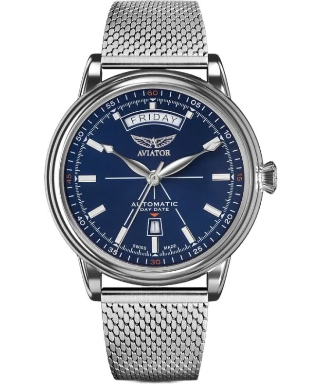 Reloj para hombres Aviator Douglas Day-Date Automatic Limited Edition V.3.20.0.145.5