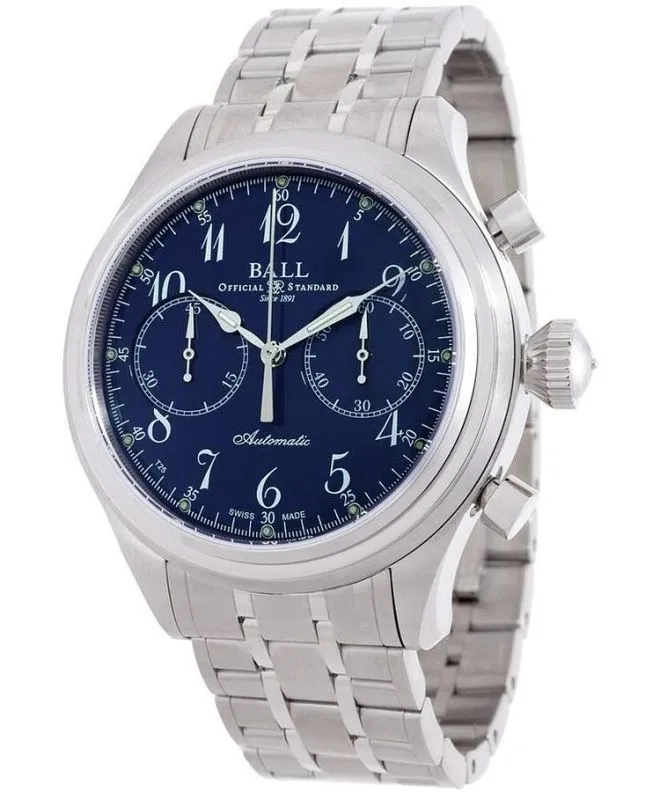 Reloj para hombres Ball Trainmaster Canonball Automatic Chronograph CM1052D-S7J-BE