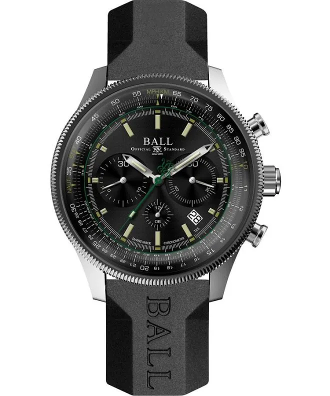 Reloj para hombres Ball Engineer Master II Super Navigator Automatic Chronograph CM3188D-PCJ-BK