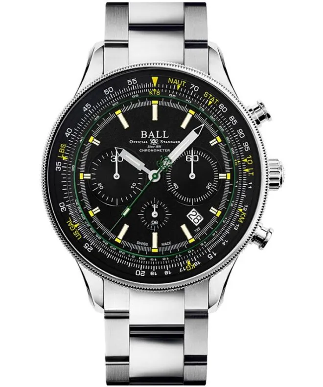 Reloj para hombres Ball Engineer Master II Normandy Automatic Chronograph Limited Edition CM3188D-SCJ-BK