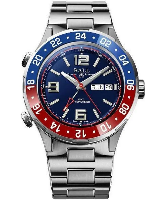 Reloj para hombres Ball Roadmaster Marine GMT Automatic Titanium Limited Edition DG3000A-S4C-BE