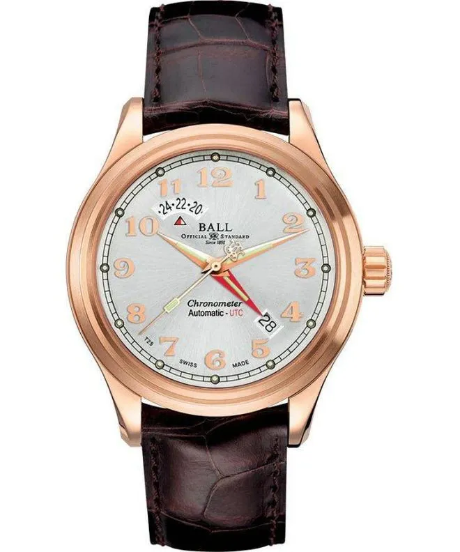 Reloj para hombres Ball Trainmaster Cleveland Express Automatic Chronograph GM1020D-PG-LCJ-SL
