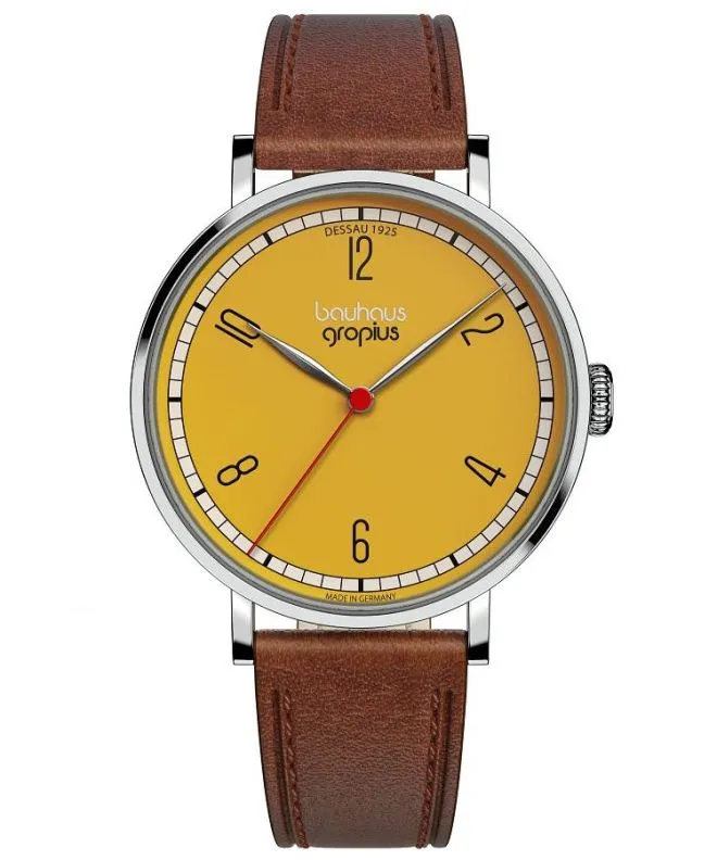 Reloj unisex Bauhaus Walter Gropius New Bauhaus Dessau 1925 WG.N003-03