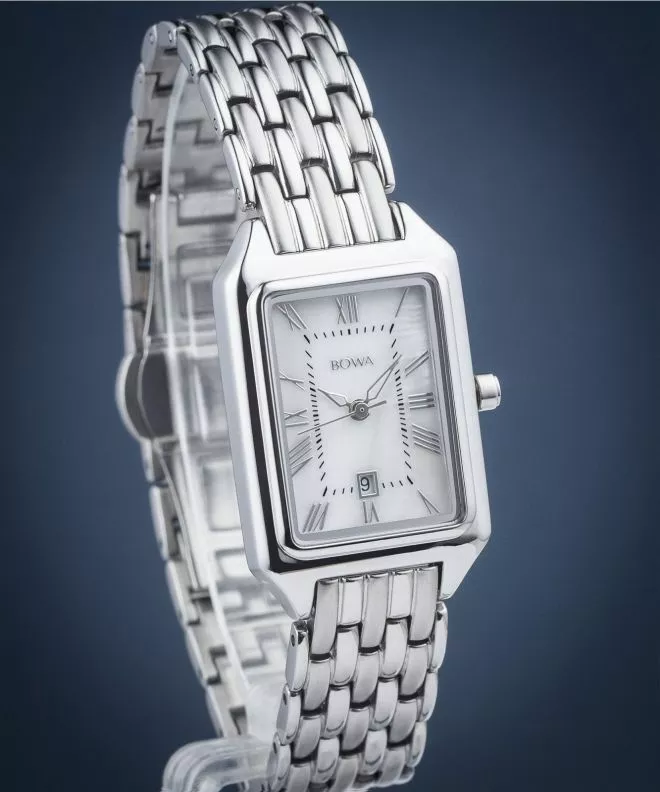 Reloj para mujeres BOWA Barcelona Pearl Silver Steel 23 BC235-155-145S