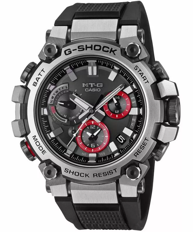 Reloj para hombres Casio G-Shock Metal Twisted G - Dual Core Guard Solar MTG-B3000-1AER