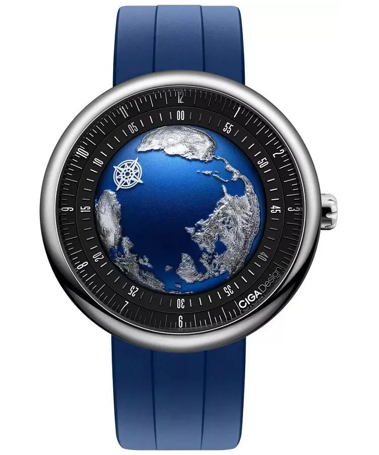 Reloj para hombres Ciga Design Blue Planet II Automatic U034-SU01-6U