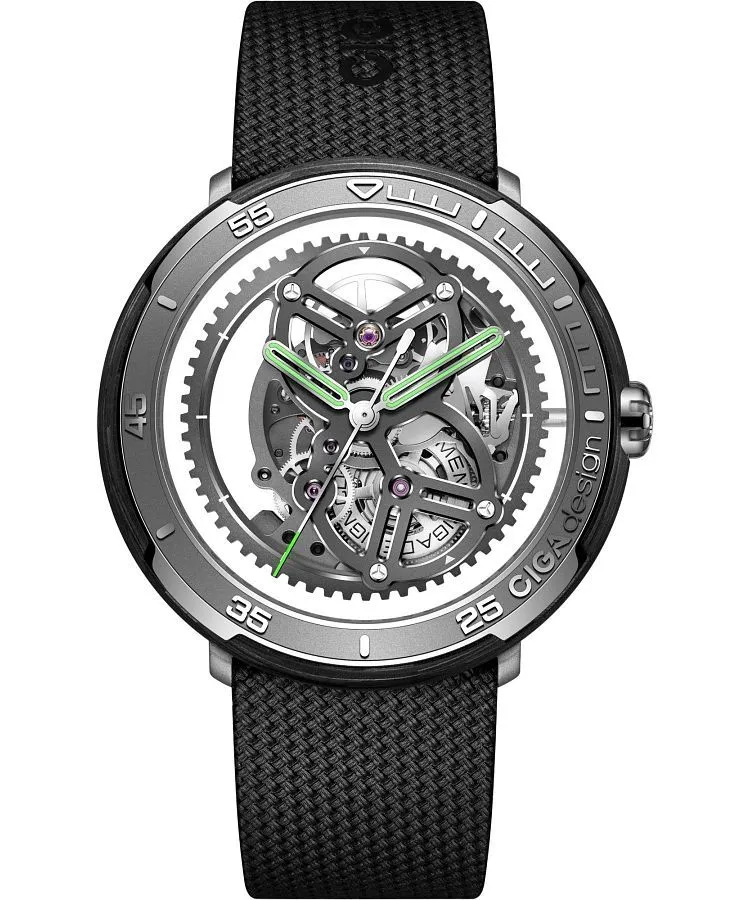Reloj para hombres Ciga Design Vector Automatic Skeleton V011-TCGR-6B