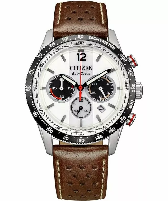 Reloj para hombres Citizen Vintage Racing Eco-Drive Chronograph CA4714-04A